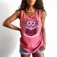 I Read Banned Books Axolotl Reading Comfort Colors Tank Top Watermelon I Read Banned Books Axolotl Reading Comfort Colors Tank Top Watermelon
