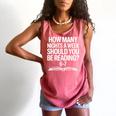 Reading Meme 6 To 7 Nights a Week Book Appreciation Comfort Colors Tank Top Watermelon