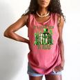 Retro Book Lucky Reading Teacher St Patrick's Day -Adults Small Cotton Blend Polyester Blend Short Sleeve Comfort Colors Tank Top Watermelon