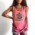 Salem Witch Book Club Bookish Halloween Raccoon Witchcraft Comfort Colors Tank Top Watermelon