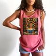 History Month Black Afro Girl Women Book Lovers Flower Comfort Colors Tank Top Watermelon