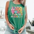 100th Day Of School Teacher Floral 100 Days In The Books Comfort Colors Tank Top Violet 100th Day Of School Teacher Floral 100 Days In The Books Comfort Colors Tank Top Violet