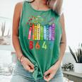 8647 Equal Rights Book Flower Trump Women Rights Feminist Comfort Colors Tank Top Violet