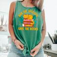 Ban The Fascist Save The Books For a Book Fan Comfort Colors Tank Top Violet