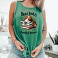 Basset Hound Dog Breed I Just Want To Read Books And Pet My Comfort Colors Tank Top Violet