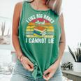 I Like Big Books And I Cannot Lie Bookworm Reading Teacher Comfort Colors Tank Top Violet