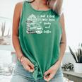 Boho Book Just A Girl Who Loves Books And Coffee Comfort Colors Tank Top Violet