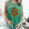 Book Lover Christmas Graphic For Librarians Comfort Colors Tank Top Violet