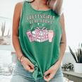Book Lover's Pretty Girl's Read Books Comfort Colors Tank Top Violet