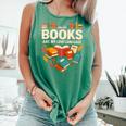 Books Are My Love Language Reading Lover Librarian Valentine Comfort Colors Tank Top Violet
