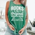 Books The Original Handheld Device Book Reading Comfort Colors Tank Top Violet