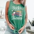 Books Are My Therapy Reading Lover Cozy Environment Comfort Colors Tank Top Violet Books Are My Therapy Reading Lover Cozy Environment Comfort Colors Tank Top Violet