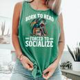 Born To Read Forced To Socialize Dragon Books Reading Comfort Colors Tank Top Violet Born To Read Forced To Socialize Dragon Books Reading Comfort Colors Tank Top Violet