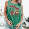 Candy Cane Book Club Holiday Party & Book Exchange Comfort Colors Tank Top Violet Candy Cane Book Club Holiday Party & Book Exchange Comfort Colors Tank Top Violet