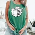 Cat Book Humor How To Train Your Human Comfort Colors Tank Top Violet Cat Book Humor How To Train Your Human Comfort Colors Tank Top Violet