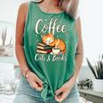 Coffee Cats And Books Lover For Women & Men Coffee Comfort Colors Tank Top Violet Coffee Cats And Books Lover For Women & Men Coffee Comfort Colors Tank Top Violet