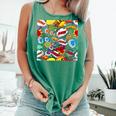 Comic Book Pop Art Modern Fun Comfort Colors Tank Top Violet