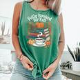 Cozy Autumn Books Fully Booked For Fall Books Pumpkin Comfort Colors Tank Top Violet Cozy Autumn Books Fully Booked For Fall Books Pumpkin Comfort Colors Tank Top Violet