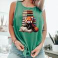 Cute Red Panda Reading Book Animal Bookworm Comfort Colors Tank Top Violet Cute Red Panda Reading Book Animal Bookworm Comfort Colors Tank Top Violet