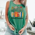 Cute Wildflower Book School Counseling Life School Counselor Comfort Colors Tank Top Violet Cute Wildflower Book School Counseling Life School Counselor Comfort Colors Tank Top Violet