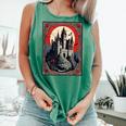 Dracula's Castle Book Cover Illustration Comfort Colors Tank Top Violet