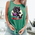 Dragon Reading A Book Cute Bookworm Book Lover Comfort Colors Tank Top Violet Dragon Reading A Book Cute Bookworm Book Lover Comfort Colors Tank Top Violet