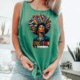 Education Is Freedom History Month Teacher Books Afro For Men Women Comfort Colors Tank Top Violet