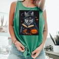 Halloween Girls Boys Cute Wolf Book Pumpkin Kids Halloween Comfort Colors Tank Top Violet Halloween Girls Boys Cute Wolf Book Pumpkin Kids Halloween Comfort Colors Tank Top Violet