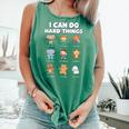 I Can Do Hard Things Children's Book Characters Comfort Colors Tank Top Violet