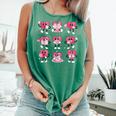 Heart Reading Books Valentine Teacher Boy Girl Book Lover Comfort Colors Tank Top Violet