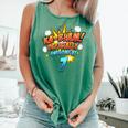 Kids Ka-Blam 7 Year Old Boys 7th Birthday Comic Book Super Hero Comfort Colors Tank Top Violet
