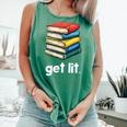 Get Lit With Books Comfort Colors Tank Top Violet Get Lit With Books Comfort Colors Tank Top Violet