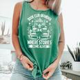 Literary Grandma Reading Club Book Lover Story Enthusiast Comfort Colors Tank Top Violet