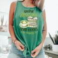 Matcha Green Tea Latte Drink Matcha Read Books Be Happy Comfort Colors Tank Top Violet
