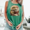 Nerdy Bearded Dragon Glasses Book Reading Comfort Colors Tank Top Violet