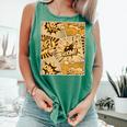 Orange Comic Book Orange Color Graphic Premium Tri-Blend Comfort Colors Tank Top Violet