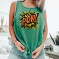 POW Comic Book Retro Artwork – Cartoon Collector Comfort Colors Tank Top Violet