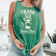 Raccoon Bookworm Readers Library Smut Reader Spicy Book Romance Rash Reader Social Club Comfort Colors Tank Top Violet