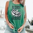 Racoon Reading Spicy Smutty Book Booktok I Read Trashy Books Comfort Colors Tank Top Violet Racoon Reading Spicy Smutty Book Booktok I Read Trashy Books Comfort Colors Tank Top Violet