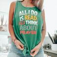 Read And Think About Prayer Faith & Book Lover Premium Comfort Colors Tank Top Violet