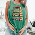 Reading Book Comfort Colors Tank Top Violet