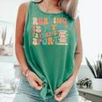 Reading Is My Favorite Sport Retro Groovy Book Lovers Comfort Colors Tank Top Violet