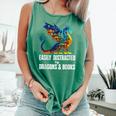 Reading Lover Easily Distracted By Dragons And Books Dragon Comfort Colors Tank Top Violet