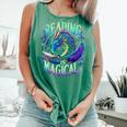 Reading Is Magical Dragon Tee Perfect For Book Lovers Kids Comfort Colors Tank Top Violet