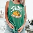 Taco Books Mexican Reading Teacher Book Lovers Bookish Comfort Colors Tank Top Violet Taco Books Mexican Reading Teacher Book Lovers Bookish Comfort Colors Tank Top Violet