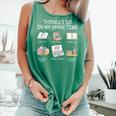 Things I Do In My Spare Time Read Books Buy Books Comfort Colors Tank Top Violet