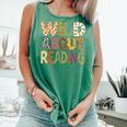 Wild About Reading Book Animal Children's Book Lover Teacher Comfort Colors Tank Top Violet Wild About Reading Book Animal Children's Book Lover Teacher Comfort Colors Tank Top Violet
