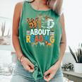 Wild About Reading Zoo Animals Books Reader Lover Comfort Colors Tank Top Violet