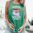 Winter Reading Book Bookworm Winter Comfort Colors Tank Top Violet Winter Reading Book Bookworm Winter Comfort Colors Tank Top Violet