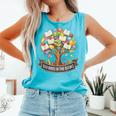 100 Days Of School In The Books Librarian Reading Teacher Comfort Colors Tank Top Light Green